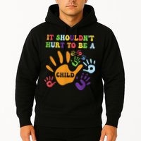 Child Abuse Awareness Groovy It Shouldn't Hurt To Be A Child Hoodie