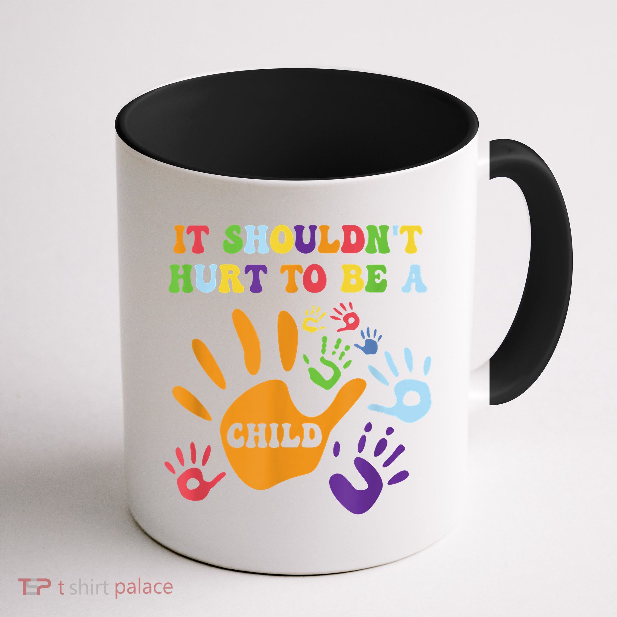 Child Abuse Awareness Groovy It Shouldn't Hurt To Be A Child Mug