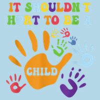 Child Abuse Awareness Groovy It Shouldn't Hurt To Be A Child Toddler T-Shirt