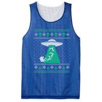 Christmas Alien Abduction Santa Sleigh And Reindeer Xmas Meaningful Gift Mesh Reversible Basketball Jersey Tank