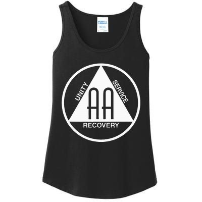 Classic Alcoholics Anonymous Logo Slogan Aa Na Sober Ladies Essential Tank