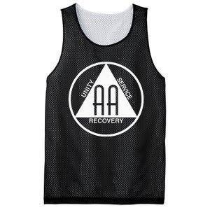 Classic Alcoholics Anonymous Logo Slogan Aa Na Sober Mesh Reversible Basketball Jersey Tank