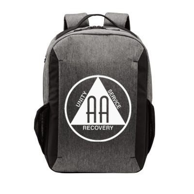 Classic Alcoholics Anonymous Logo Slogan Aa Na Sober Vector Backpack