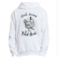 Cluck Around And Find Out Funny Chicken Farmer Urban Pullover Hoodie