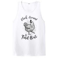 Cluck Around And Find Out Funny Chicken Farmer PosiCharge Competitor Tank