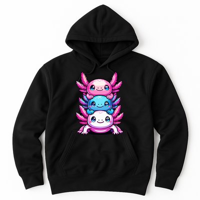 Cute Axolotls Anime Kawaii Axolotl Hoodie