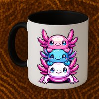 Cute Axolotls Anime Kawaii Axolotl Mug