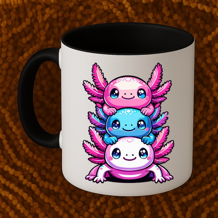 Cute Axolotls Anime Kawaii Axolotl Mug