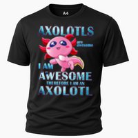 Cute Axolotl Axolotls Are Awesome Plush Pets Girls Boy Cooling Performance Crew T-Shirt