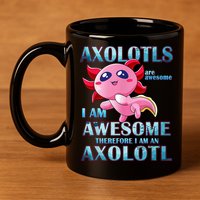 Cute Axolotl Axolotls Are Awesome Plush Pets Girls Boy 11oz C Handle Ceramic Mug