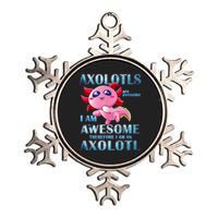 Cute Axolotl Axolotls Are Awesome Plush Pets Girls Boy Metallic Star Ornament