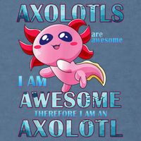 Cute Axolotl Axolotls Are Awesome Plush Pets Girls Boy Garment-Dyed Sweatshirt