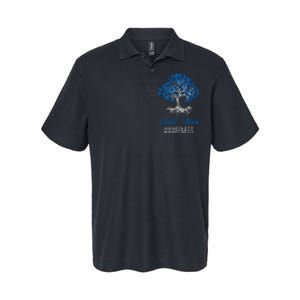 Child Abuse Awareness Tree Blue Ribbon April Child Welfare Softstyle Adult Sport Polo