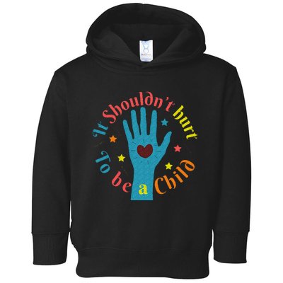 Child Abuse Awareness Toddler Hoodie