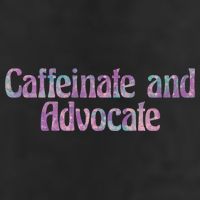 Caffeinate And Advocate Gift Golf Towel