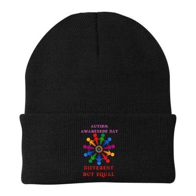 Cool Autism Awareness Day Different But Equal Beanie