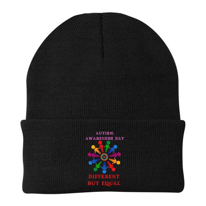 Cool Autism Awareness Day Different But Equal Beanie