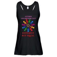 Cool Autism Awareness Day Different But Equal Ladies Essential Flowy Tank