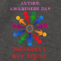 Cool Autism Awareness Day Different But Equal Vector Backpack