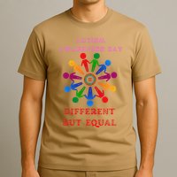 Cool Autism Awareness Day Different But Equal T-Shirt