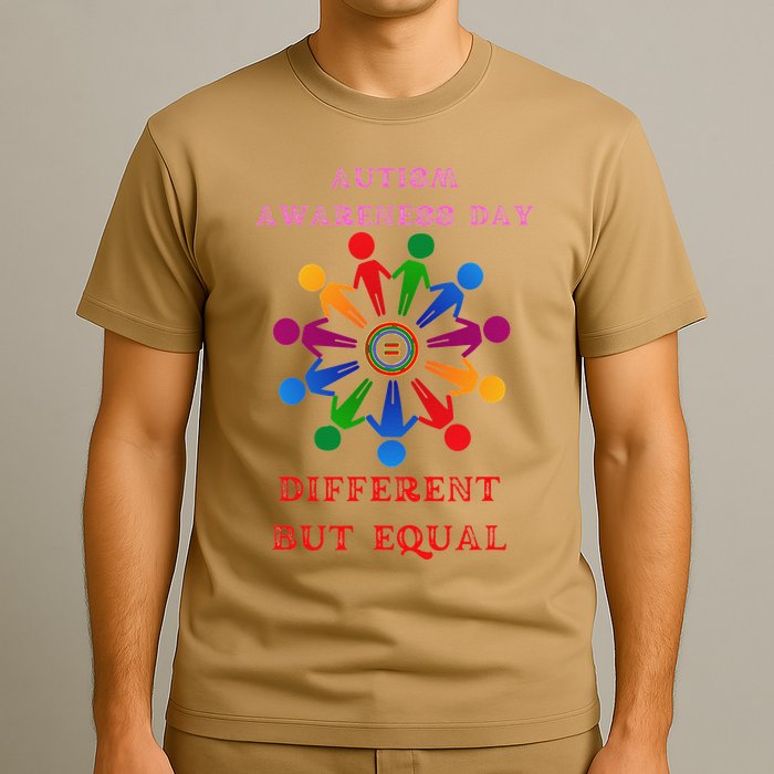Cool Autism Awareness Day Different But Equal T-Shirt