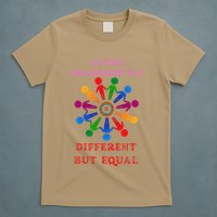 Cool Autism Awareness Day Different But Equal T-Shirt
