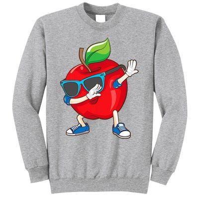 Cool Apple Art Apple Picking Apple Lover Tall Sweatshirt