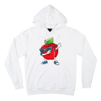 Cool Apple Art Apple Picking Apple Lover Hoodie