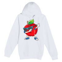 Cool Apple Art Apple Picking Apple Lover Premium Pullover Hoodie