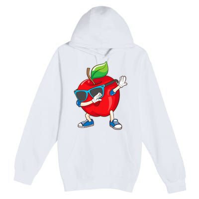 Cool Apple Art Apple Picking Apple Lover Premium Pullover Hoodie