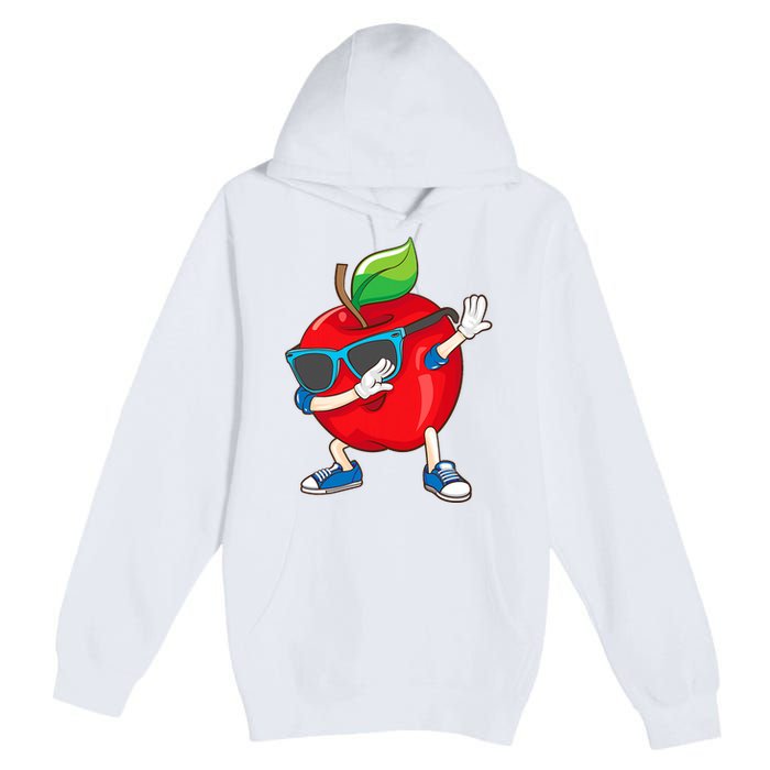 Cool Apple Art Apple Picking Apple Lover Premium Pullover Hoodie