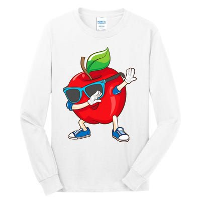 Cool Apple Art Apple Picking Apple Lover Tall Long Sleeve T-Shirt