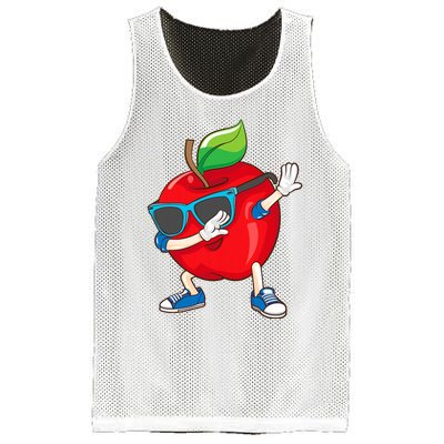 Cool Apple Art Apple Picking Apple Lover Mesh Reversible Basketball Jersey Tank