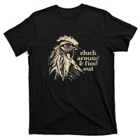 Cluck Around And Find Out Funny Chicken Parody Kawai Animal T-Shirt