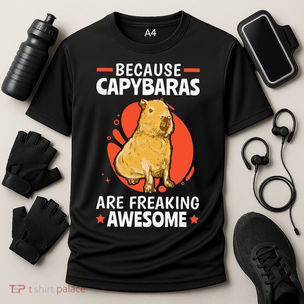 Capybaras Are Awesome Rodent Grasseater Capybara Performance Shirt
