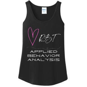 Cheerful and Adorable Design for ABA Therapist RBT Ladies Essential Tank