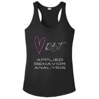 Cheerful and Adorable Design for ABA Therapist RBT Ladies PosiCharge Competitor Racerback Tank