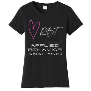 Cheerful and Adorable Design for ABA Therapist RBT Women's T-Shirt