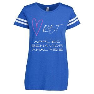 Cheerful and Adorable Design for ABA Therapist RBT Enza Ladies Jersey Football T-Shirt