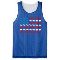 Cow Animal American Flag Independence Day 4th Of July Cute Gift Mesh Reversible Basketball Jersey Tank