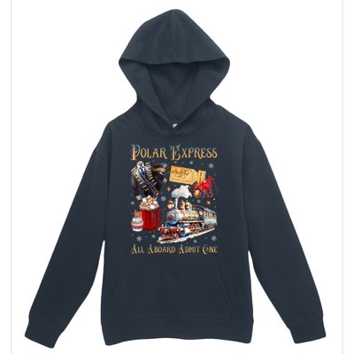 Christmas All Aboard Polar .Express North Pole Xmas Santa Gift Urban Pullover Hoodie