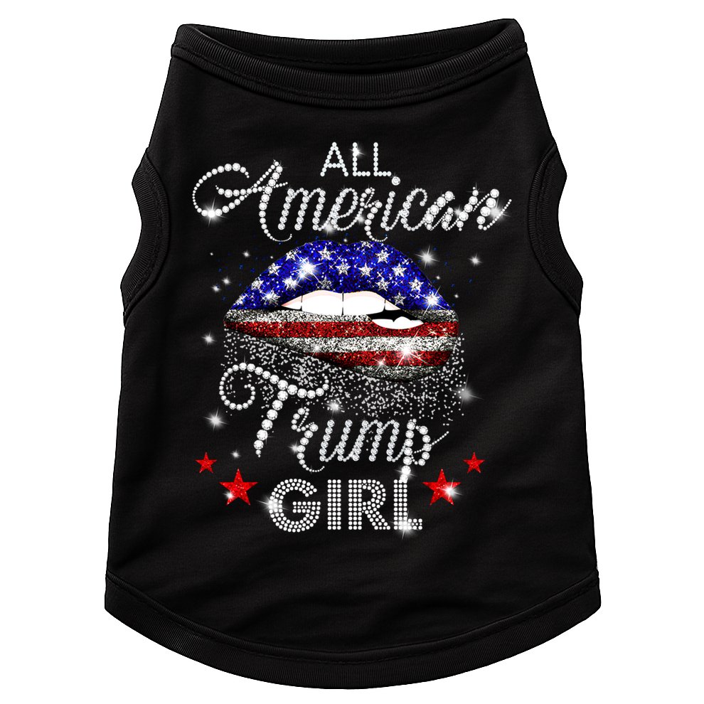 Cool All American Trump Girl Doggie Tank