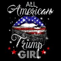 Cool All American Trump Girl Doggie Tank