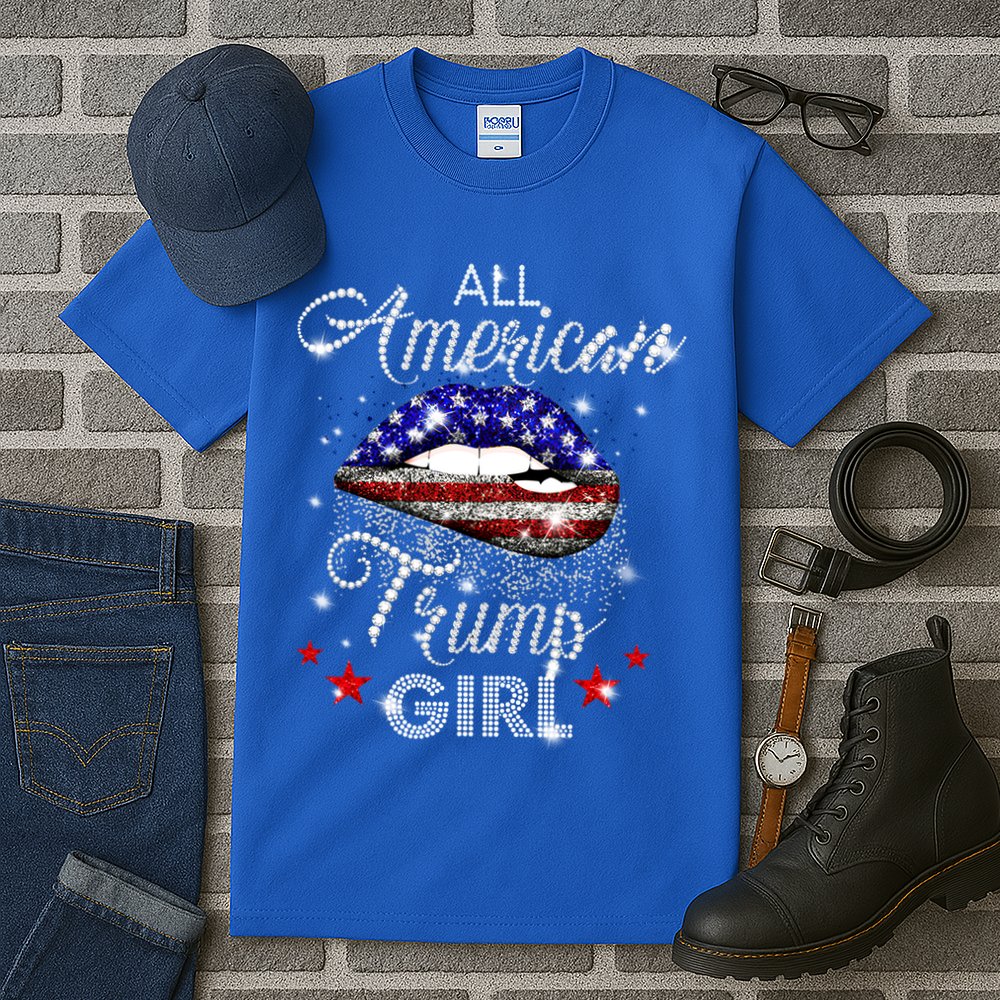 Cool All American Trump Girl Tall T-Shirt