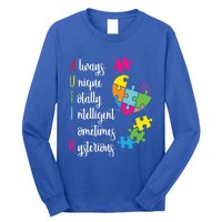 Colorful Autism Awareness Gift Design Sd Parents Meaningful Gift Long Sleeve Shirt