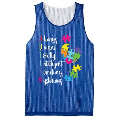 Colorful Autism Awareness Gift Design Sd Parents Meaningful Gift Mesh Reversible Basketball Jersey Tank