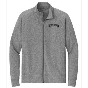 Castleton Athletic Arch College University @ Alumni Stretch Full-Zip Cadet Jacket