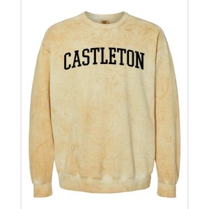 Castleton Athletic Arch College University @ Alumni Colorblast Crewneck Sweatshirt