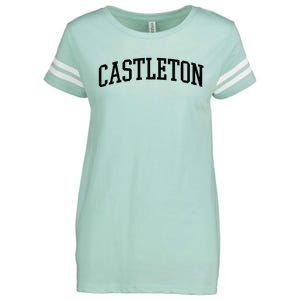 Castleton Athletic Arch College University @ Alumni Enza Ladies Jersey Football T-Shirt