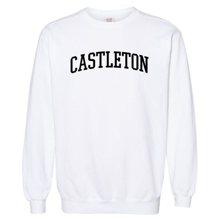 Castleton Athletic Arch College University @ Alumni Garment-Dyed Sweatshirt